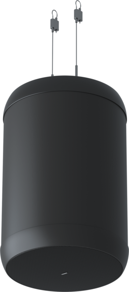 8" COAXIAL PENDANT LOUDSPEAKER FOR INSTALLATION APPLICATIONS - BLACK