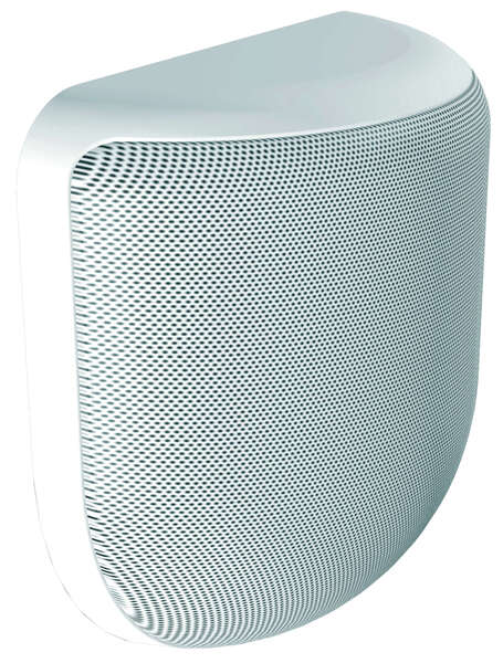 WEATHERPROOF DESIGN SPEAKER, WIDE DISPERSION WALL-MOUNT 2-WAY 150W- 8/16 OHM OR 70V/100V - WHITE