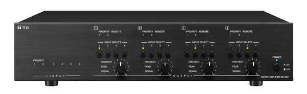 4 CHANNEL MIXER POWER AMPLIFIER