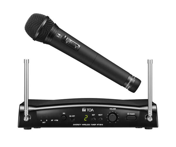 16 CHANNEL UHF WIRELESS SYSTEM INCLUDING: WT-5810(H01) TUNER- WM-5265(H01) RECHARGEABLE HAND-HELD