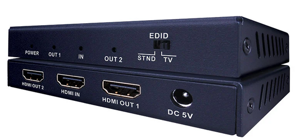 SLIM HDMI 1X2 4K SPLITTER 4K/60HZ HDR HDCP2.2