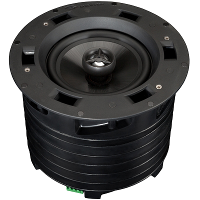 SONIC VORTEX® TECHNOLOGY 25/70/100 VOLT IN CEILING 8 INCH 2-WAY FLUTED IMPP, 1 INCH ALU DOME