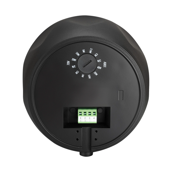 6.5" 8 OHM/70V ON-WALL, PENDANT MOUNT, LANDSCAPE SPEAKER - BLACK