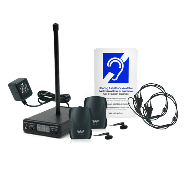 FM ADA COMPLIANCE KIT FOR 1 PRESENTER-PLUG & PLAY SOLUTION FOR VENUES ACCOMMODATING UP TO 50