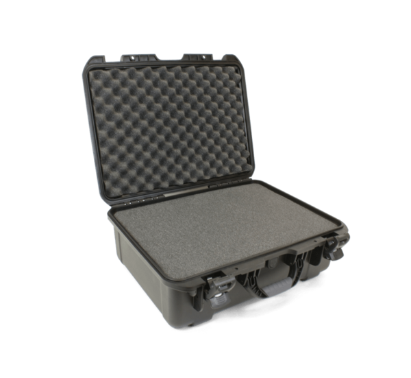 LARGE, HEAVY-DUTY CARRY CASE WITH PLUCK FOAM-HOLDS UP TO 48 FM OR IR BODYPACK TRANSMITTERS/RECEIVERS