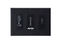 AMX N2615D ENCODER WALL PLATE W/ DANTE, DECORA STYLE