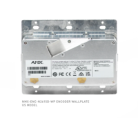 AMX N2615D ENCODER WALL PLATE W/ DANTE, DECORA STYLE