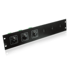 VOLUME CONTROL RACK MOUNTING PLATE HOLDS UP TO 6 VOLUME CONTROLS