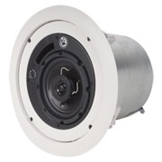 4" COAXIAL CEILING SPEAKER SYSTEM- 70V/100V 16W TRANSFORMER & 8OHM BYPASS, WHITE(PRICED EA, BUY 2'S)