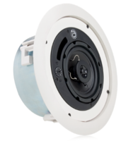 4" COAXIAL SPEAKER SYSTEM, UL-70V/100V 16W TRANSFORMER & 8OHM BYPASS-WHITE, SHALLOW (PRICE EA,BUY 2)