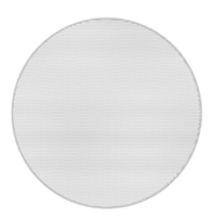 FAP63T-W 6.5" CEILING SPEAKER WITH WHITE ROUND EDGELESS GRILLE (PRICED EA, SOLD PR)