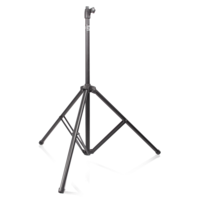 HEAVY-DUTY ALUMINUM SPEAKER STAND WEIGHING 7 LBS. SUPPORTS UP TO 150 LBS - ADJUSTABLE HEIGHT 57-85"