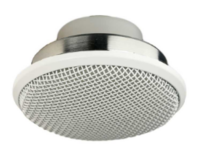 FLUSH MOUNT CARDIOD CONDENSER MICROPHONE FOR CEILING INSTALL / DISTANCE MIKING, WHITE