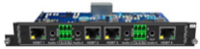 4X 1080P SEAMLESS HDBASET OUTPUT CARD WITH 4 HDBT, 4 RS232 AND 4 EXTERNAL STEREO AUDIO PORTS