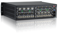 MODULAR MATRIX SWITCHER CAGE 16X16 AT 2U HIGH WITH AUDIO BREAK-AWAY SWITCHING, RS232