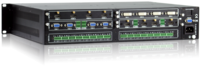 MODULAR MATRIX SWITCHER CAGE 8X8 AT 2U HIGH WITH AUDIO BREAK-AWAY SWITCHING, RS232