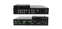 4K SEAMLESS SCALER SWITCHER WITH 4 VIDEO INPUTS ( 2X HDMI, 1X HDMI/ DP,1X HDMI/USB C).