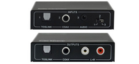AUDIO EXTENDER, INCLUDES A TRANSMITTER TPA33T &A RECEIVER TPA33R. IT DISTRIBUTES AUDIO SIGNAL VIA CA