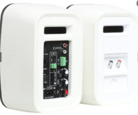 2 WAY 5.5I SURFACE MOUNT 2.X 50 WATTS ACTIVE SPEAKER . MAIN SPEAKER 1 X BLUETOOTH, RCA, 1 X OPTICAL,
