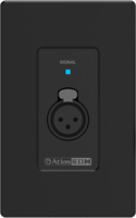 ATMOSPHERE REMOTE XLR INPUT / BLACK WALL PLATE