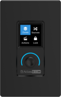 ATMOSPHERE MULTI ZONE, SOURCE, MESSAGE RECALL,AND VOLUME WALL CONTROLLER / BLACK