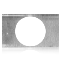 8" ROUND HOLE T-BAR BRIDGE FOR FLANGED ENCLOSURES