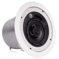 EN54-24 CERTIFIED 4" COAXIAL IN-CEILING SPEAKER W/ 16-WATT 70/100V TRANSFORMER/PORTED ENCLOSURE