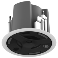 4.5" COAXIAL IN-CEILING SPEAKER WITH 32-WATT 70V/100V TRANSFORMER, PORTED ENCLOSURE, AND SAFETY