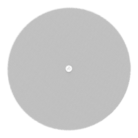 6" ROUND WHITE GRILLE