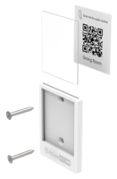 ATMOSPHERE QR CODE HOLDER FOR VIRTUAL WALL CONTROLLER / SCREW TO WALL OR USE TAPE /  PACK OF 5