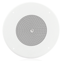 8" IN-CEILING SPEAKER WITH 5-WATT 70V TRANSFORMER AND 62-8 BAFFLE