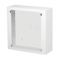 SURFACE MOUNT STRAIGHT ENCLOSURE FOR ATLAS IED IP-ADDRESSABLE SPEAKERS WITH DISPLAYS