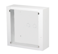 SURFACE MOUNT STRAIGHT ENCLOSURE FOR ATLAS IED IP-ADDRESSABLE SPEAKERS WITH DISPLAYS