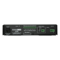 SINGLE OUTPUT POE+ IP ADDRESSABLE IP-TO-ANALOG GATEWAY  W/(2) GP I/O, MIC IN, BUILT-IN AMP