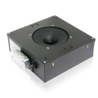 8" SOUND MASKING SPEAKER WITH 70.7V-5W TRANSFORMER AND CHANNEL RAIL ENCLOSURE