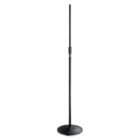 LOW-PROFILE MIC STAND EBONY / BLACK - ECONOMICAL, GENERAL PURPOSE FLOOR STAND / MIC STAND