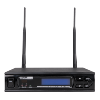 WIRELESS MICROPHONE SYSTEM WITH BELT PACK AND  OVER EAR MICROPHONE