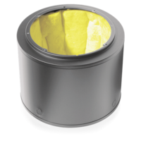 8" Q SERIES 1 CUBIC FT CYLINDRICAL ENCLOSURE WITH UNDERCOATING