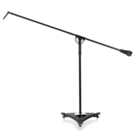 STUDIO BOOM MIC STANDS WITH AIR SUSPENSION SYSTEM  49 INCH TO 73" - EBONY / BLACK