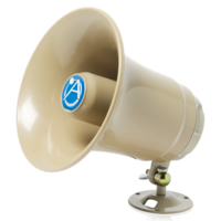 COMPACT HIGH EFFICIENCY PAGING HORN 15W @ 8OHM , LIGHT BEIGE