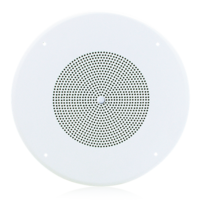 8" DUAL CONE CEILING SPEAKER  25V/70V ,5W TRANSFORMER, MODEL 62-8 BAFFLE, AND VOLUME CONTROL KNOB