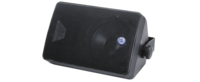 5.25" 2-WAY ALL WEATHER SPEAKER WITH 30-WATT 70V/100V TRANSFORMER - BLACK