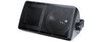 8" 2-WAY ALL WEATHER SPEAKER WITH 60-WATT 70V/100V TRANSFORMER - BLACK (UL CERTIFIED)