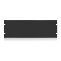 19" BLANK 4RU RECESSED RACK PANEL