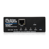 BLUEBRIDGE 4 INPUT X 4 OUTPUT DSP AUDIO PROCESSOR/NETWORKABLE DSP DEVICE, EXTERNAL POWER SUPPLY INCL