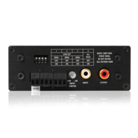 PAGING HORN CROSSOVER & LIMITER / SELECTABLE HI-PASS & LO-PASS FILTER / INPUT & OUTPUT TRIM CONTROLS