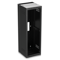 35RU WALL CABINET WITH ADJUSTABLE RAILS, 23.5" DEEP *FRONT DOOR OPTIONAL - SOLD SEPARATELY*