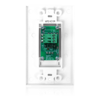 WALL PLATE 10KOHM LEVEL CONTROL / WHITE DECOR STYLE PLATE / FITS A SINGLE GANG ELECTRICAL OUTLET