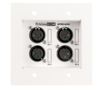 WTSD FOUR XLR INPUT WALL PLATE FOR USE WITH WTSD-MIX41K