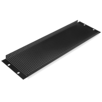 19" 3RU RECESSED VENT RACK PANEL